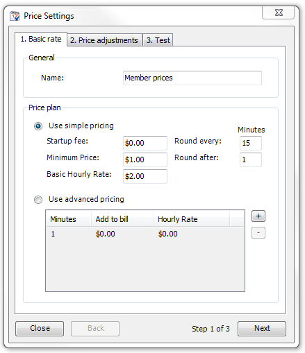 How to Setup Pricing Structures